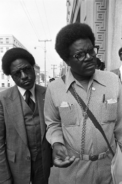 This is a photograph of Golden Frinks, known as "The Great Agitator" for his role in the Civil Rights Movement in North Carolina. The image belongs to the News & Observer and may not be used without its permission.