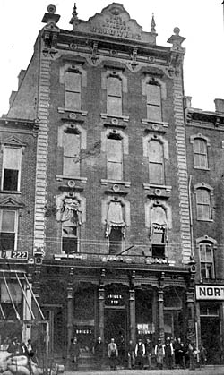 Historic view of the Briggs Hardware Building Photo courtesy of the North Carolina Division of Archives and History. Courtesy of the National Park Service. 