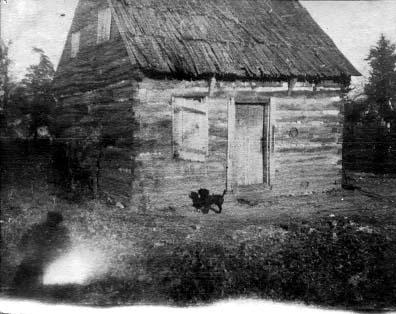 First station house of the Wilmington & Weldon Railroad, at Halifax, N.C., built circa 1835; picture circa 1900. Image from the North Carolina Museum of History.