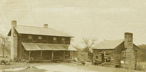  Home of Chang and Eng Bunker. Courtesy of  	University of North Carolina at Chapel Hill. Library, Southern Historical Collection.