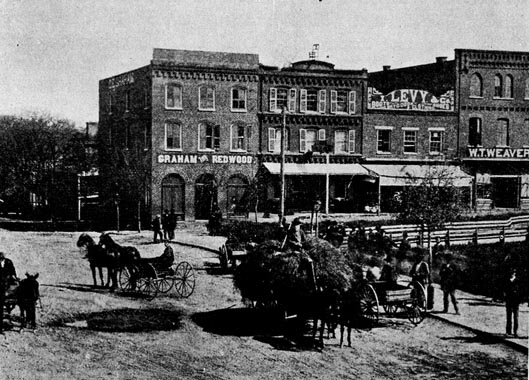 Buck Hotel, Asheville. It is a brick, three-story building.