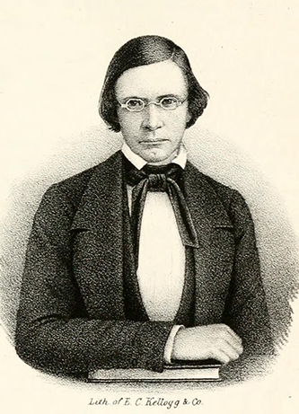 A lithograph of Rev. Robert Hett Chapman published in 1854. Image from the Internet Archive.