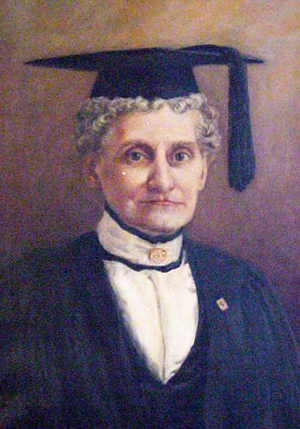 Portrait of Emma Augusta Lehman in the possession of Salem College. Image from the North Carolina Digital Collections.