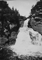 Falls after rain 4-6-11 Frank W. Bicknell Photograph Collection, North Carolina State Archives, Raleigh, NC, call #:  PhC8_455.  